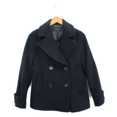 ジルスチュアート JILL STUART ピーコート Pコート ウール シンプル S ネイビー 紺 /KT15