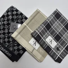 【新品】CALVIN KLEIN メンズハンカチ & タオルハンカチ セット