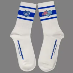 【中古】ソックス ツウィ ソックス TZUVELY×リトルツインスターズ ホワイト 25-27cm 「TWICE LOVELYS×SANRIO CHARACTERS」