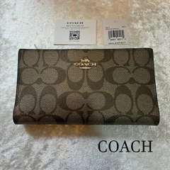 <<『けぃ様』専用様>>　コーチ　COACH　シグネチャーロゴ　PVCレザー　スリムジップウォレット　C8714  　長財布