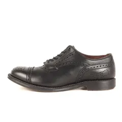 foot the coacher フットザコーチャー サイズ:US8.5(26.5cm) | メダリオン キャップトゥ レザーシューズ | ブラック 黒 | ブランド 靴【メンズ】【中古】のサムネイル