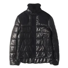 【美品】Neil Barrett ニールバレット ジャケット ブラック 黒 サイズ:XS | ラムレザー パテッド ジャケット (BPE125 C3706) | アウター ブルゾン 上着【メンズ】【中古】のサムネイル