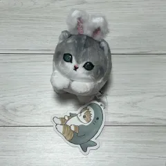 ウールサンド うさぎ耳 猫 ぬいぐるみ キーホルダー