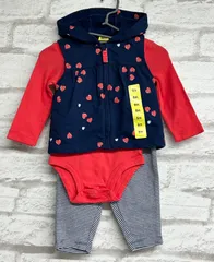 ◾️カーターズ ベビーロンパース セットアップ 6ヶ月 24ヶ月 60-90㎝ ベビー服 【1552437】