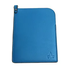 GLOBE TROTTER グローブトロッター 1897 パスポートケース ブライトブルー GL-PP2 パスポートポーチ ユニセックス 中古 美品のサムネイル