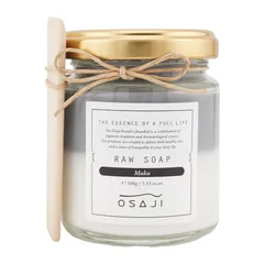 OSAJI おさじ ローソープ MUKU 100g 洗顔料 洗顔石鹸 石けん 無香料 半熟石けん さっぱり しっとり 毛穴 濃密泡[指定場所ダイレクト]