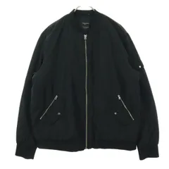 ZARA ザラ 長袖 MA-1 ブルゾン L ブラック メンズ 古着