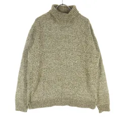BEAMS HEART ビームスハート 長袖 タートルネック ニット M ブラウン系 メンズ 古着
