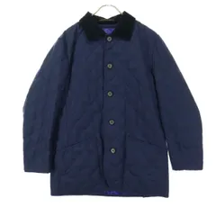 PAUL STUART ポールスチュアート 長袖 キルティングジャケット L ネイビー メンズ 古着