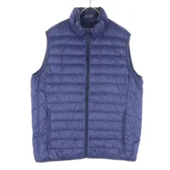 UNIQLO ユニクロ ノースリーブ ウルトラライト ダウンベスト XL パープル系 レディース 古着