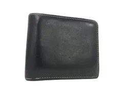 Paul Smith ポールスミス レザー 二つ折り 財布 ウォレット 札入れ メンズ レディース ブラック系 DI5193