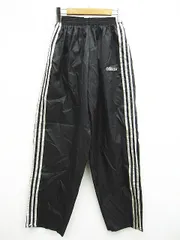 90s adidas アディダス ナイロントラックパンツ Lサイズ 黒 ブラック M005-1114-1