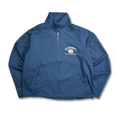 NCAA ノースカロライナ大学 ワンポイント刺繍 ブラックウールレザー