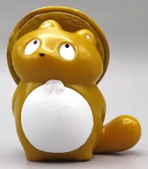 【中古】トレーディングフィギュア 濃黄 「ぼんやり子だぬき ソフビフィギュア3」