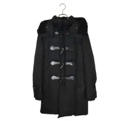 5351 POUR LES HOMMES 5351プールオム サージ×ムートンボア ダウン ダッフル コート 210000010  1 ブラック メンズ