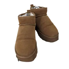 ユーズドフルギ USED古着 BEARPAW / ベアパウ Shorty Platform 厚底ムートンブーツ レディース JPN：24 