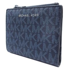 MICHAEL KORS 二つ折り財布 モノグラム ブラック - メルカリ