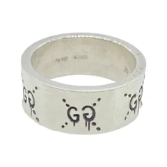 GUCCI グッチ ゴースト シルバー 925 リング シルバー系 19号【美品】【中古】