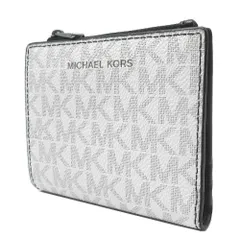 【新品】マイケルコース 36S5LCOE8B 財布 二つ折り財布 (小銭入れ有り) MICHAEL KORS COOPER MKシグネチャー プリントロゴ ジップ ウォレット アウトレット メンズ