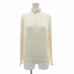 グリーンレーベルリラクシング ユナイテッドアローズ green label relaxing ニット セーター 長袖 タートルネック アイボリー /JS ■GY39