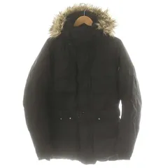 アールエルエックス ラルフローレン RLX RALPH LAUREN フェイクファー付きフードダウンジャケット ジップアップ XS ブラック /DO ■OS