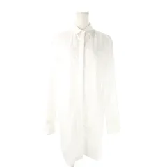 アレキサンダーワン ALEXANDER WANG シャツワンピース ひざ丈 長袖 比翼 切替 コットン オックスフォード生地 小さいサイズ XS 白 ホワイト /MN10 ■GY19のサムネイル