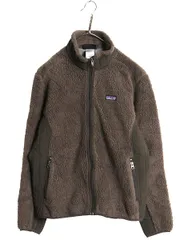 【お得なクーポン配布中!】 パタゴニア クラシック レトロX ジャケット レディース L / 08年製 パイル フリース ボア フルジップ ハイネック 廃盤 アウトドア ブラウン