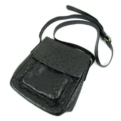 バグリオ ショルダーバッグ オーストリッチ リアルレザー 鞄 カバン ブランド レディース ブラック Bag Liore 【中古】のサムネイル