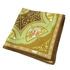 エトロ スカーフ シルク イタリア製 ペイズリー ブランド メンズ ブラウン ETRO 【中古】