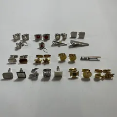 ★ シルバーアクセサリー ネクタイピン タイタック カフリンクス まとめ売り  SILVER 銀製 925 総重量177.5g  0.17kg