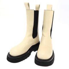 BOTTEGA VENETA ボッテガヴェネタ タイヤ サイドゴアロングチェルシーブーツ  ホワイト 36