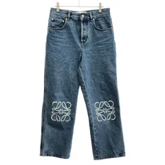 未使用同様❣️ロエベアナグラムデニム❣️38可愛い❣️ 楽天市場】LOEWE ロエベ ジーンズ ANAGRAM BAGGY アナグラム バギー