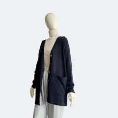 MACKINTOSH LONDON ロングカーディガン ネイビー 羽織り 上品のサムネイル