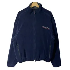 90's vintage 90年代 ヴィンテージ CHAPS RALPH LAUREN チャップスラルフローレン フリースジャケット フルジップ ワンポイント刺繡 THAILAND製 Lサイズ ネイビー