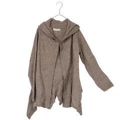 F【 earth music&ecology | アース ミュージック アンド エコロジー 】カーディガンニットコート ナチュラル フード 長袖 S951