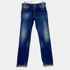 未使用品 DSQUARED2 SLIM JEAN デニムパンツ レザーパッチ - メルカリ