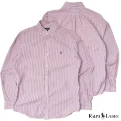 ポロ ラルフローレン スリムフィット ストライプ シャツ M N0791