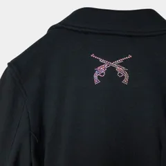 ロアー　ダブルライダース ジャケット　ブラック　スウェット　二丁拳銃　スタッズ