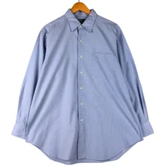 古着 ラルフローレン Ralph Lauren POLO by Ralph Lauren WARWICK 長袖 コットンチェックシャツ メンズL相当/eaa600778