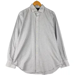 古着 ラルフローレン Ralph Lauren POLO by Ralph Lauren REGENT CLASSIC FIT 長袖 コットンチェックシャツ メンズL相当/eaa600779