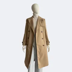 23区 裏ボア付き トレンチコート ベージュ 38サイズ 通勤 レディース