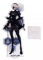 [중고] 아크릴 스탠드 아크릴 패널 요르하 2호 B형(2B) 스탠드 부착 아크릴 플레이트 [NieR:Automata(니어 오토마타) Ver1.1a]