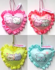 【中古】キーホルダー 全4種セット 「らぶいーず ハートクッションマスコット」