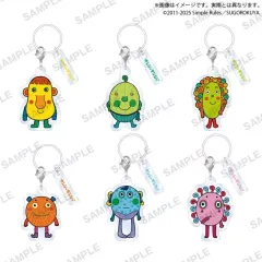 【中古】キーホルダー 全6種セット 「ナンジャモンジャ アクリルマーカー -ミドリ Vol.1-」