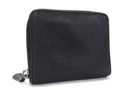 COACH コーチ 88759 レザー ラウンドファスナー 財布 ウォレット 札入れ 小銭入れ カード入れ ブラック系 DK8700
