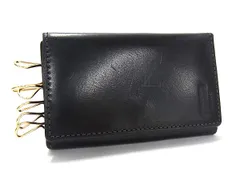 COACH コーチ レザー 6連 キーケース 鍵入れ メンズ レディース ブラック系 DK8916