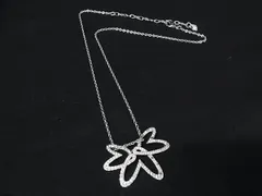 SWAROVSKI スワロフスキー ラインストーン ネックレス アクセサリー レディース シルバー系 DK8662