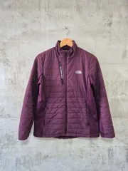 ザノースフェイス レディース 軽量 ダウン ジャケット バーガンディ