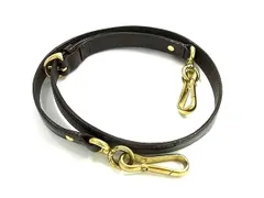 ■美品■ COACH コーチ レザー バッグ用 ショルダーストラップ 肩掛け 斜め掛け レディース ブラウン系 DK8092