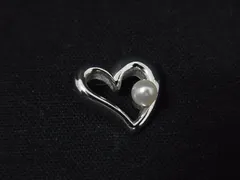 ■美品■ TASAKI タサキ 本真珠 アコヤ真珠 パール 約3mm SV925 ネックレストップ ペンダントトップ アクセサリー シルバー系 DK7769